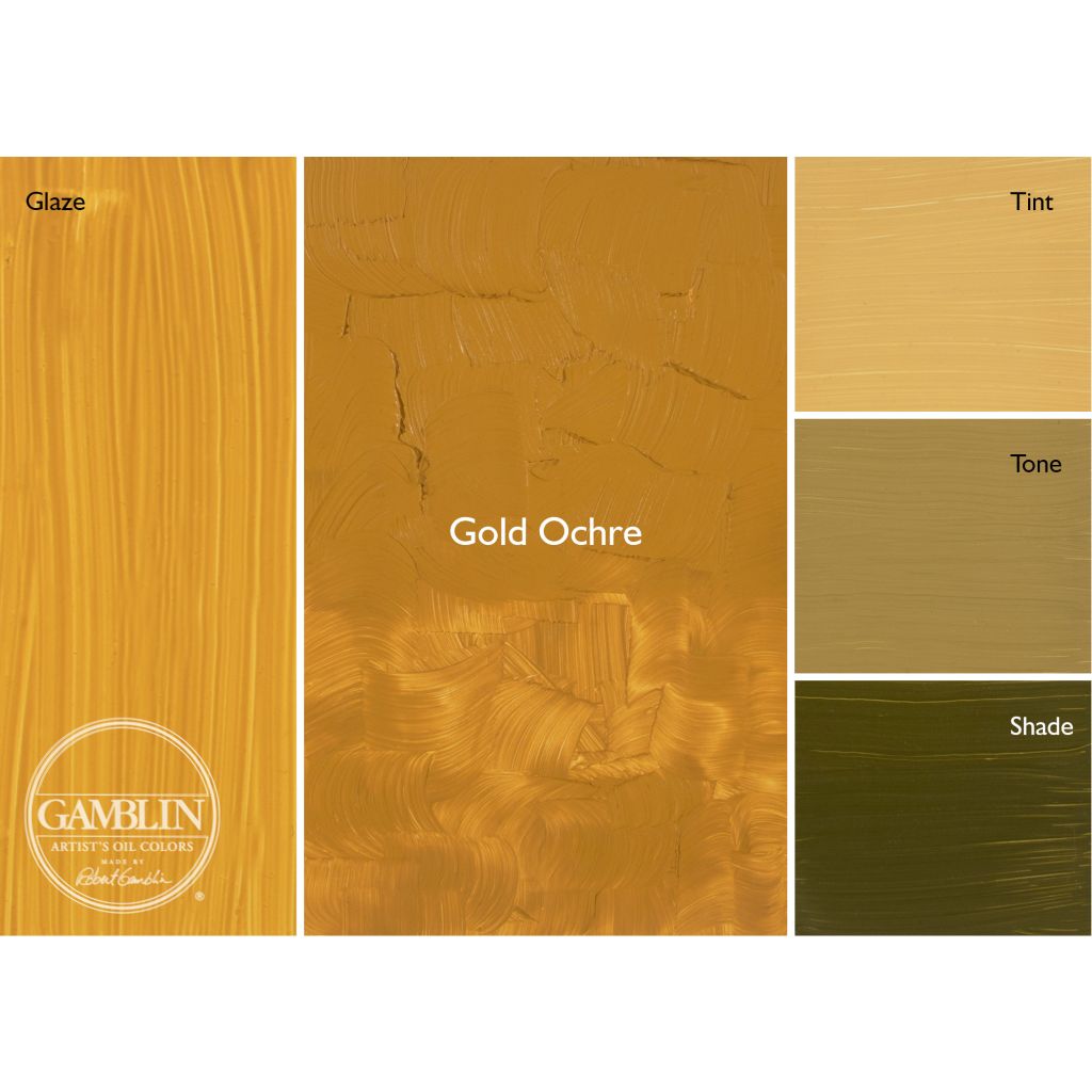 Gamblin Artists' Oil Colour - Tube of 150 ML - Gold Ochre (280)