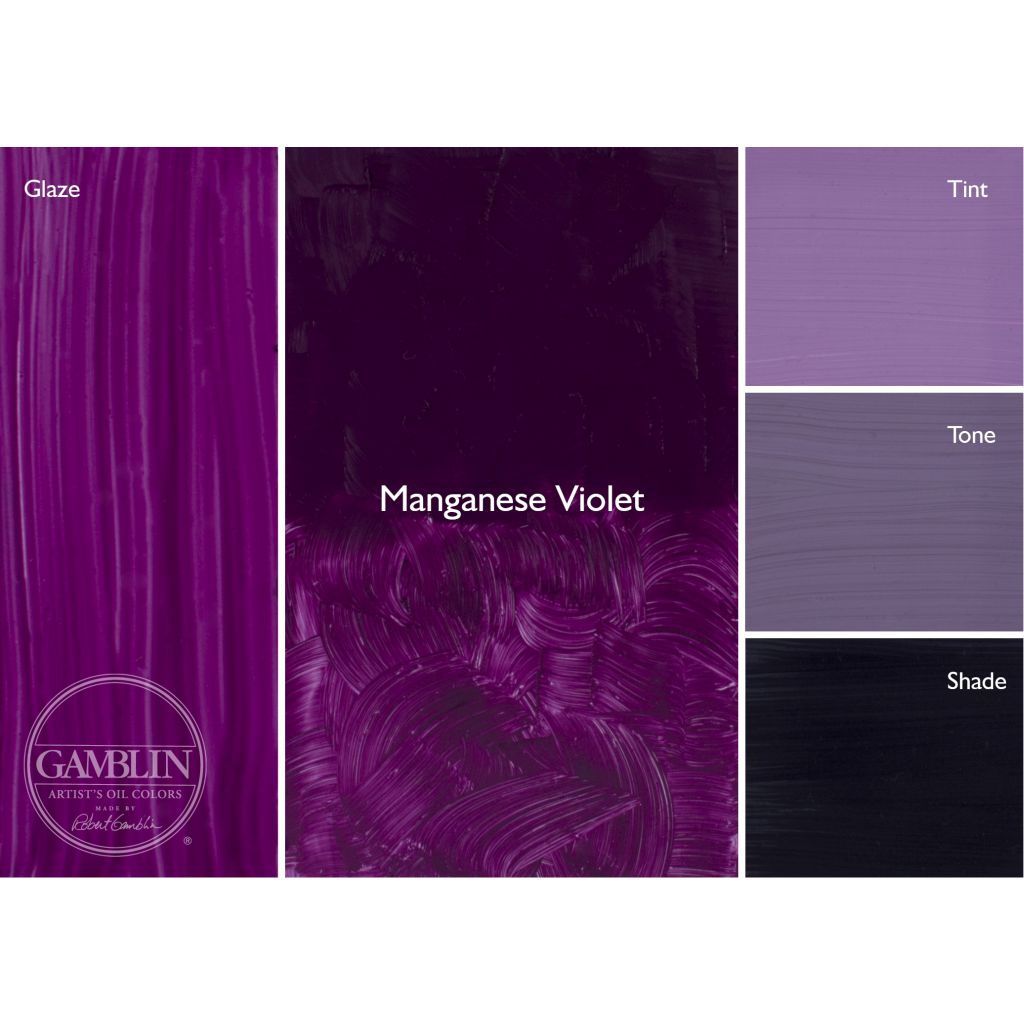 Gamblin Artists' Oil Colour - Tube of 150 ML - Manganese Violet (410)