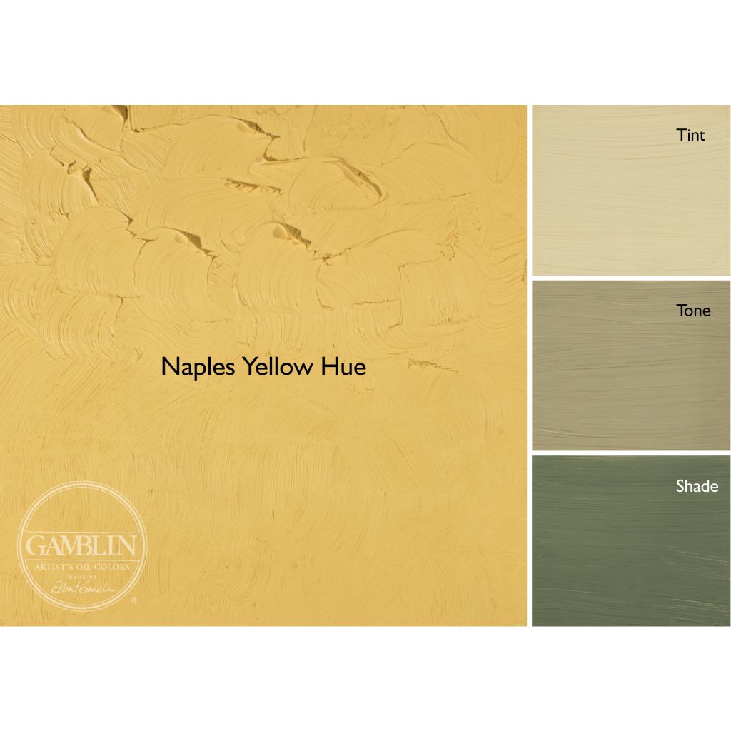 Gamblin Artists' Oil Colour - Tube of 37 ML - Naples Yellow (450)