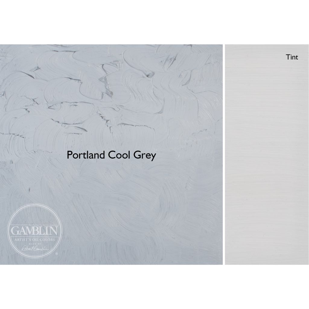 Gamblin Artists' Oil Colour - Tube of 37 ML - Portland Cool Grey (554)