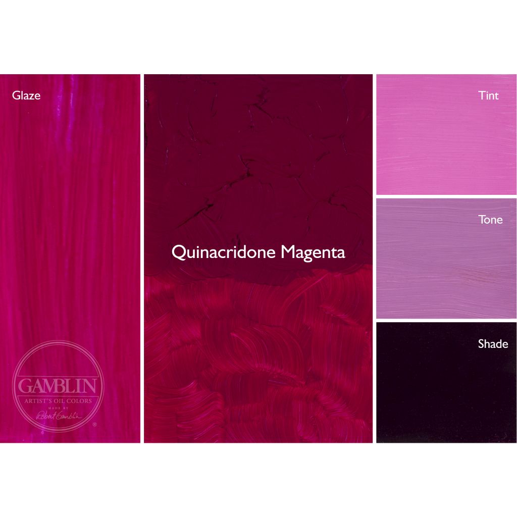 Gamblin Artists' Oil Colour - Tube of 37 ML - Quinacridone Magenta (580)