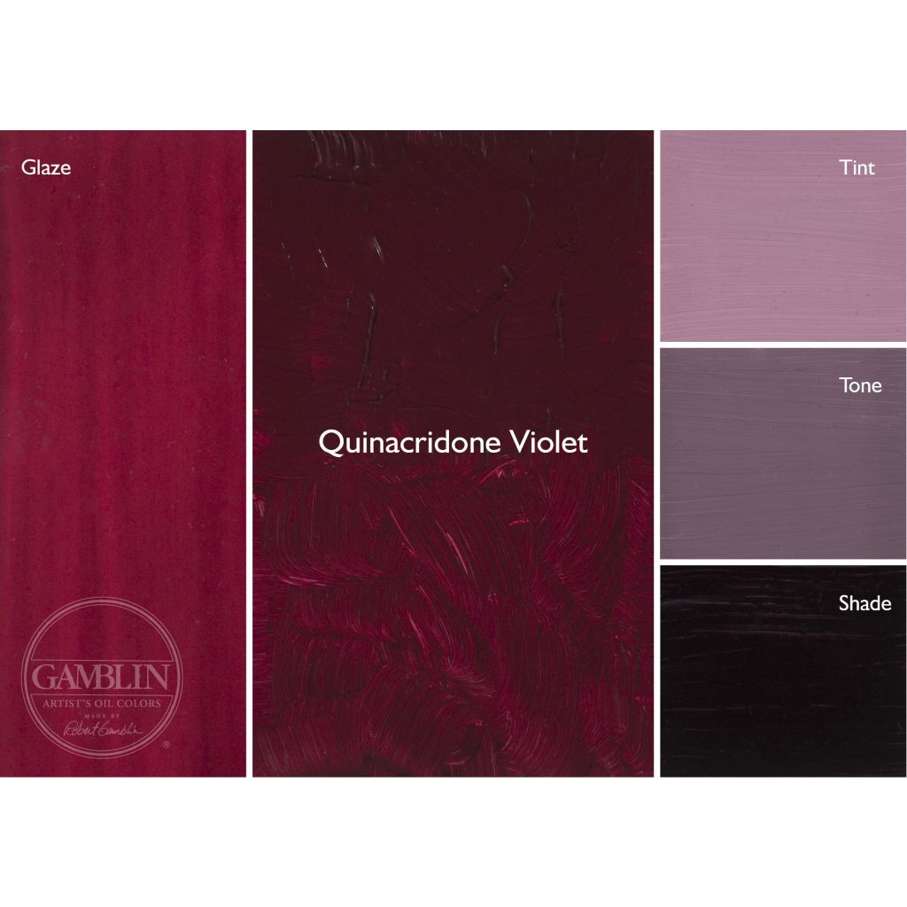 Gamblin Artists' Oil Colour - Tube of 150 ML - Quinacridone Violet (595)