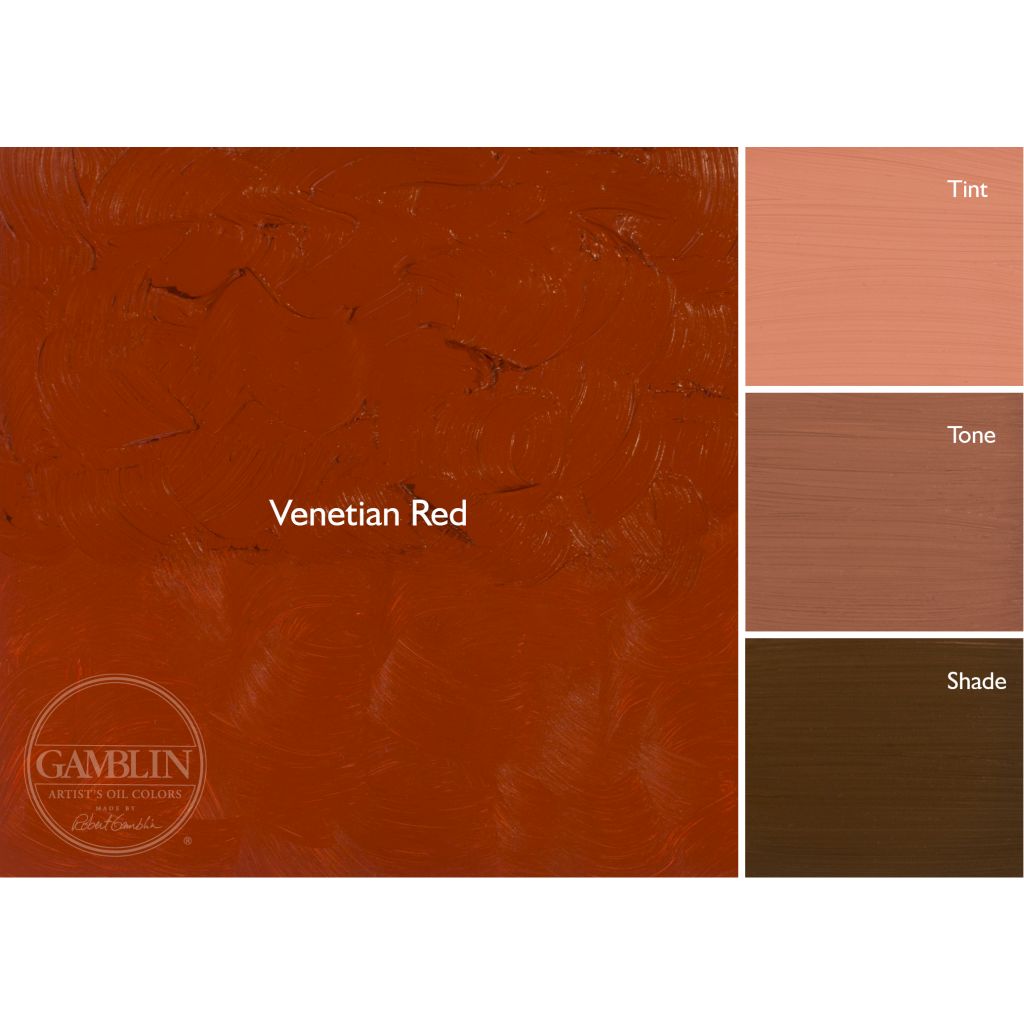 Gamblin Artists' Oil Colour - Tube of 37 ML - Venetian Red (730)