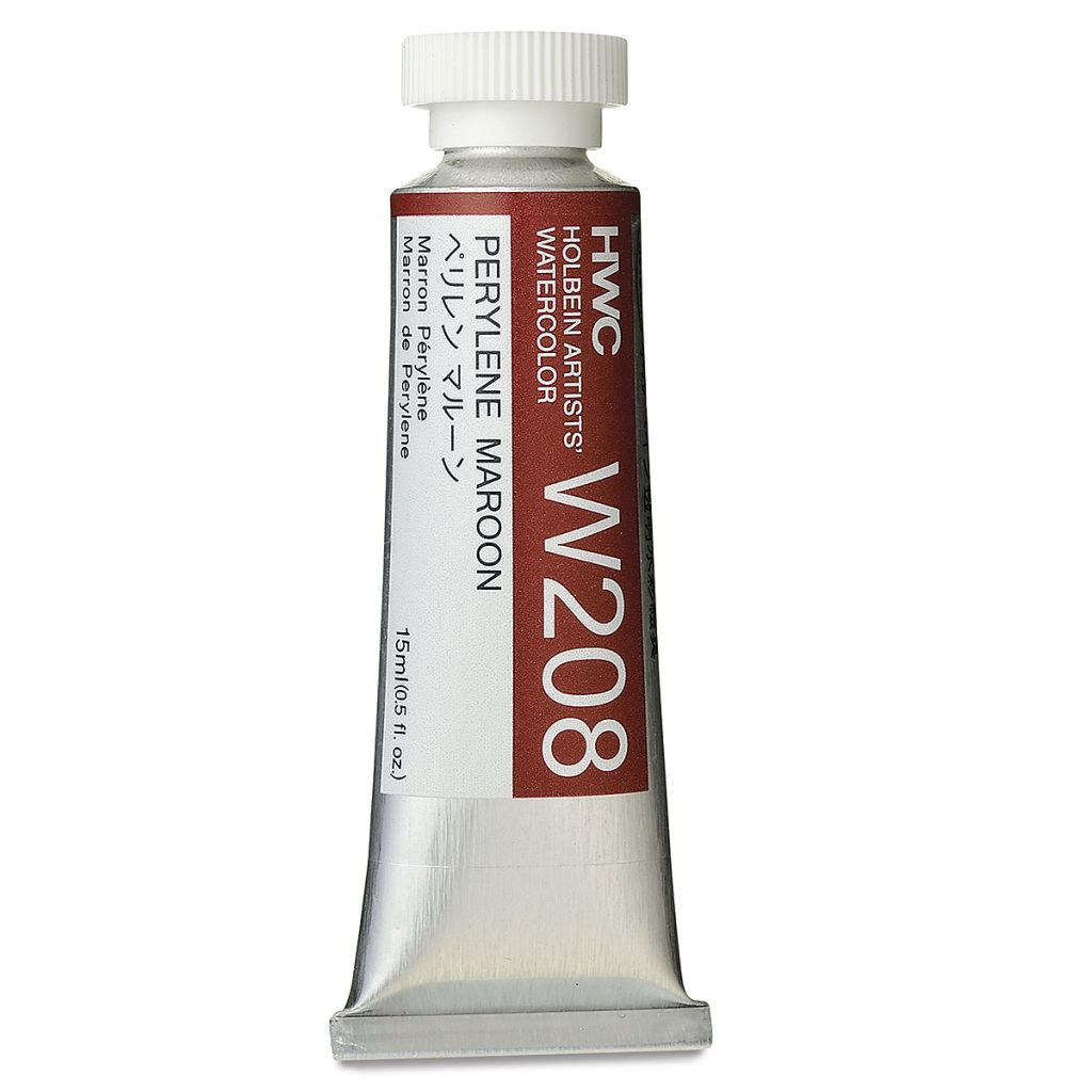 Holbein Artists' Watercolour - Tube of 15 ML - Perylene Maroon (208)