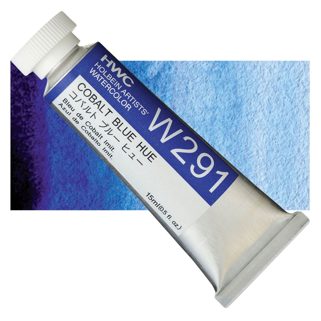 Holbein Artists' Watercolour - Tube of 15 ML - Cobalt Blue Hue (291)