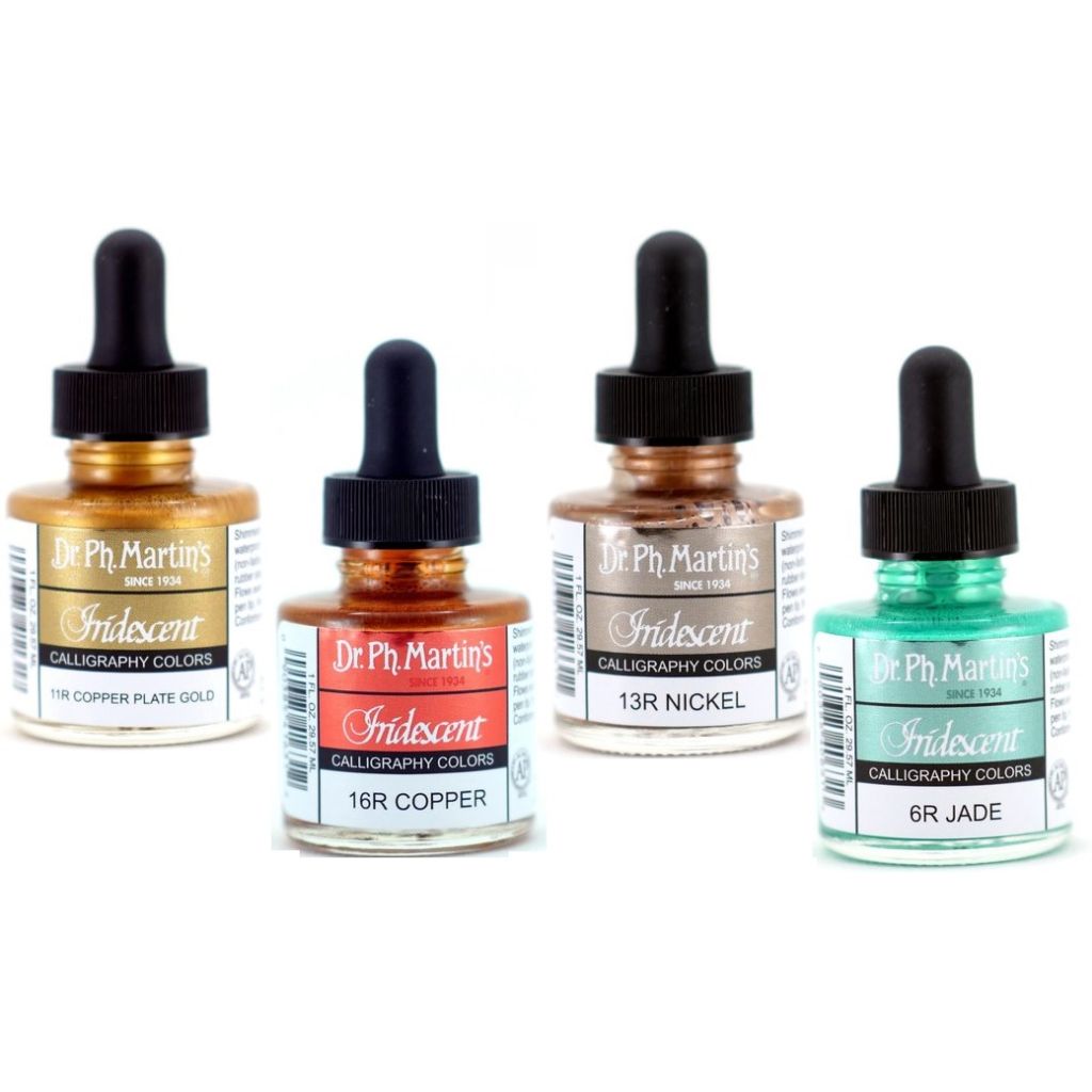 Martin's Iridescent Calligraphy Colors Paint Art Lounge