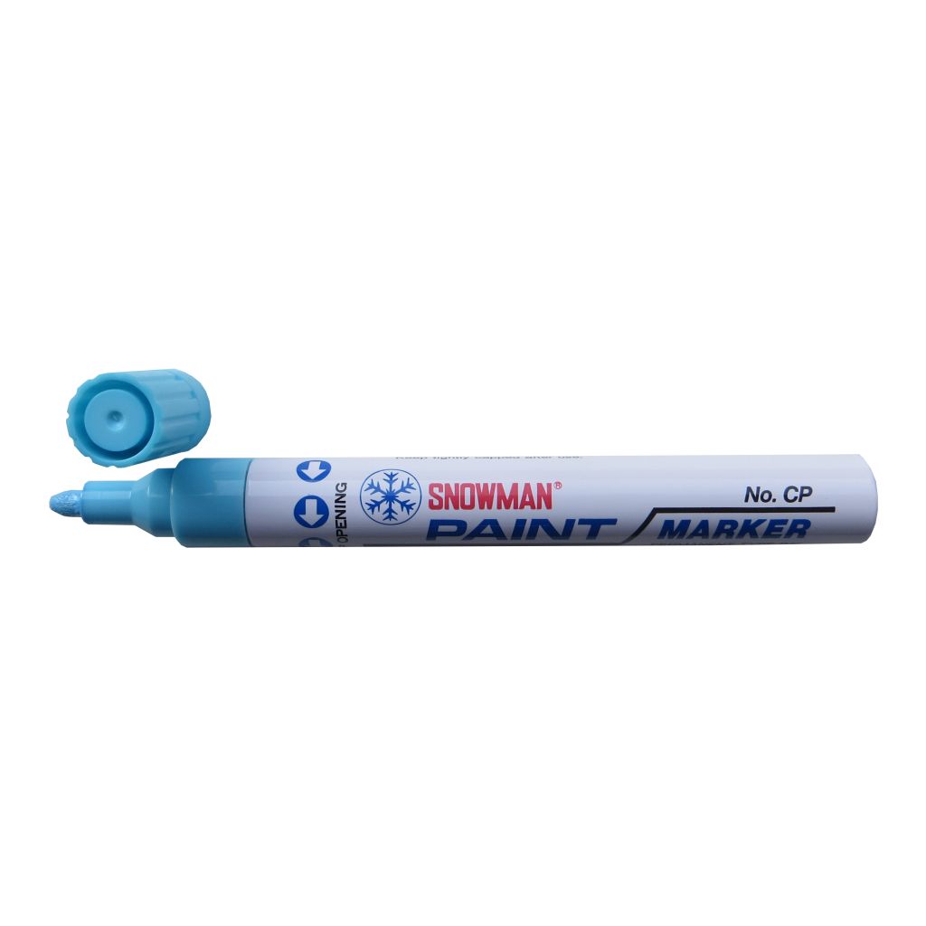 Snowman Oil Based Paint Marker - Sky Blue - Medium Tip