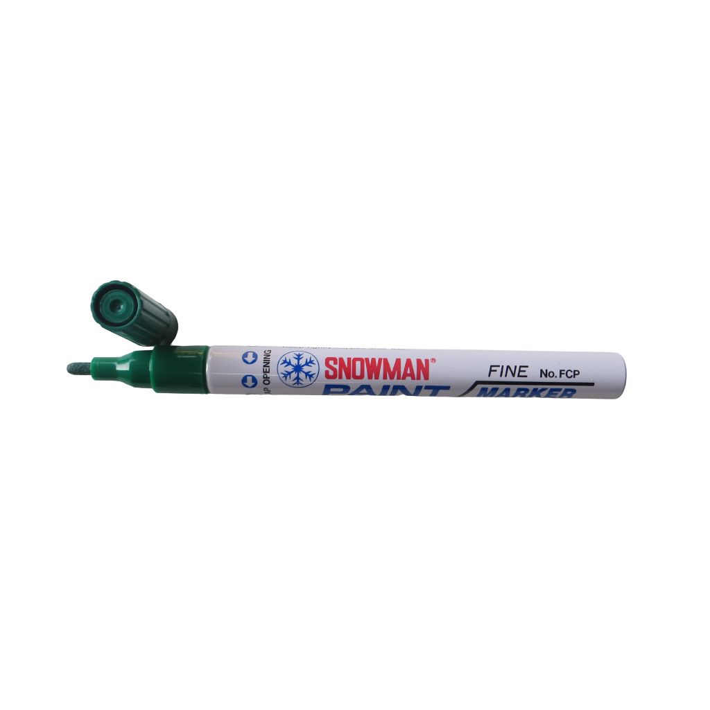 Snowman Oil Based Paint Marker - Dark Green - Fine Tip