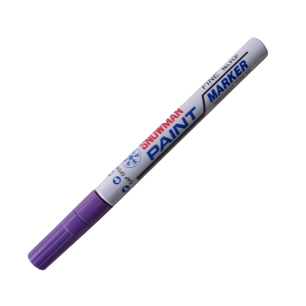 Snowman Oil Based Paint Marker - Violet - Fine Tip