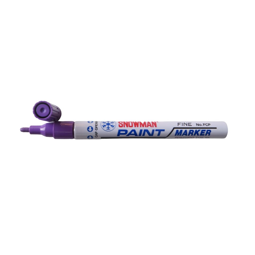 Snowman Oil Based Paint Marker - Violet - Fine Tip