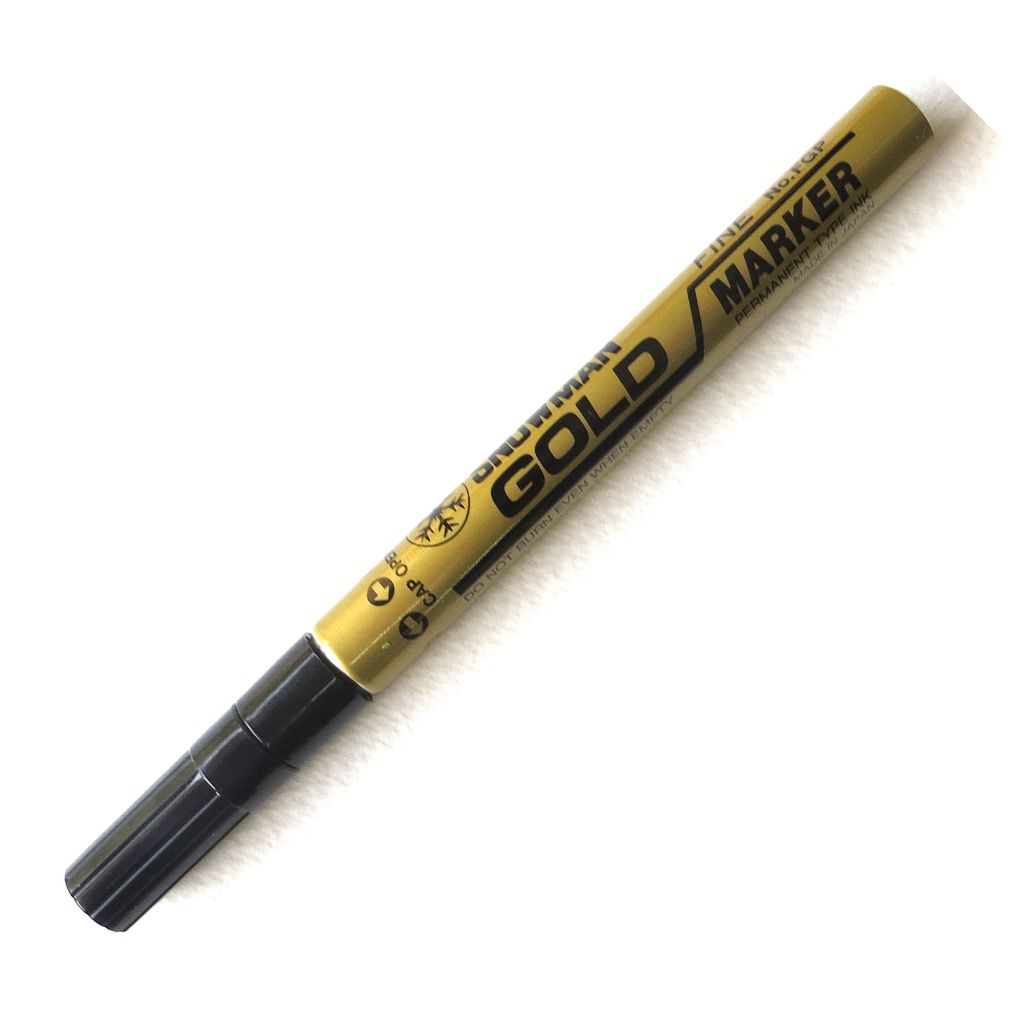 Snowman Oil Based Paint Marker - Gold - Fine Tip