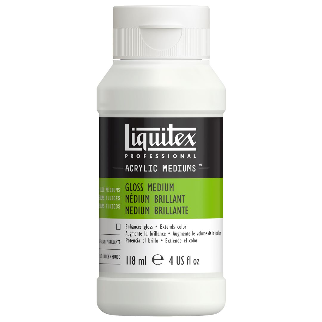 Liquitex Fluid Mediums - Professional Gloss Medium - Bottle of 118 ML