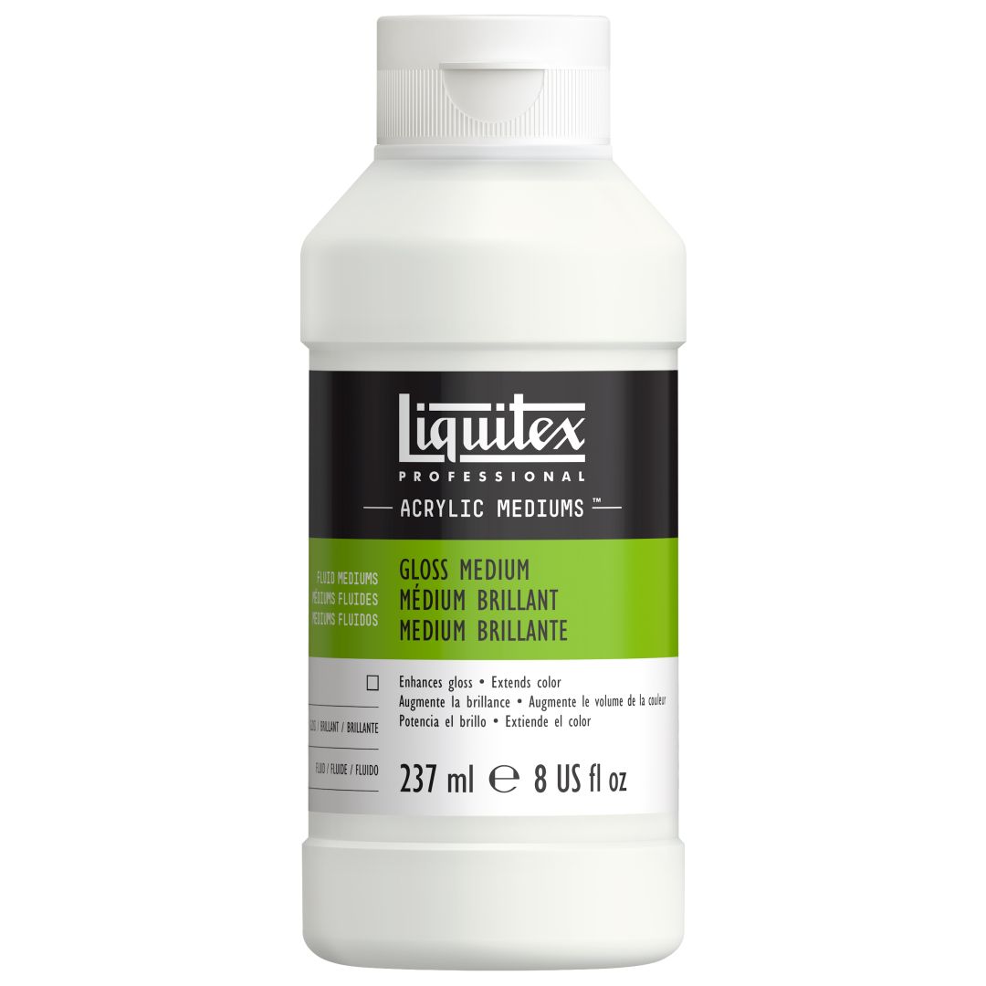 Liquitex Fluid Mediums - Professional Gloss Medium - Bottle of 237 ML