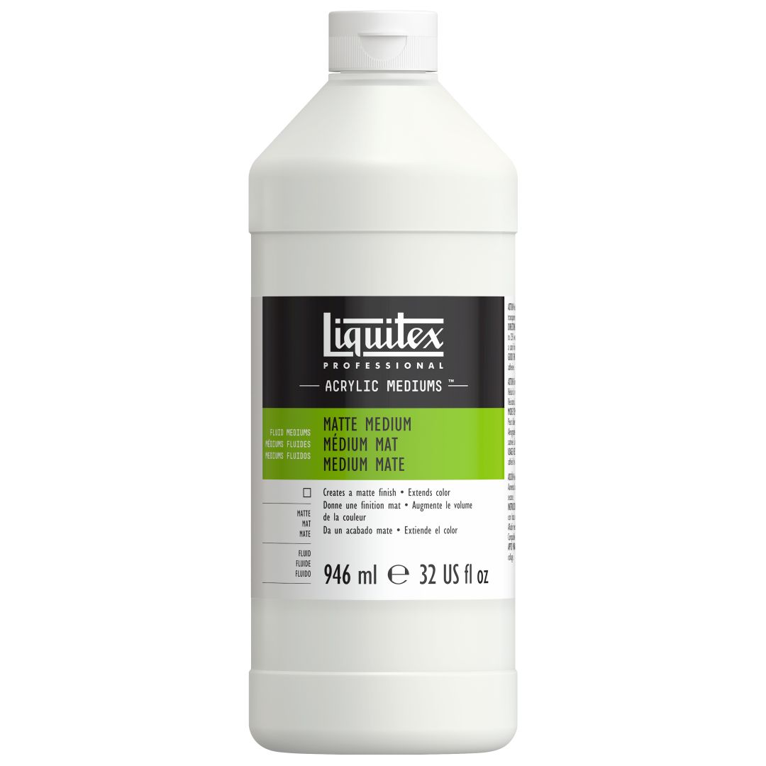 Liquitex Fluid Mediums - Professional Matte Medium - Bottle of 946 ML