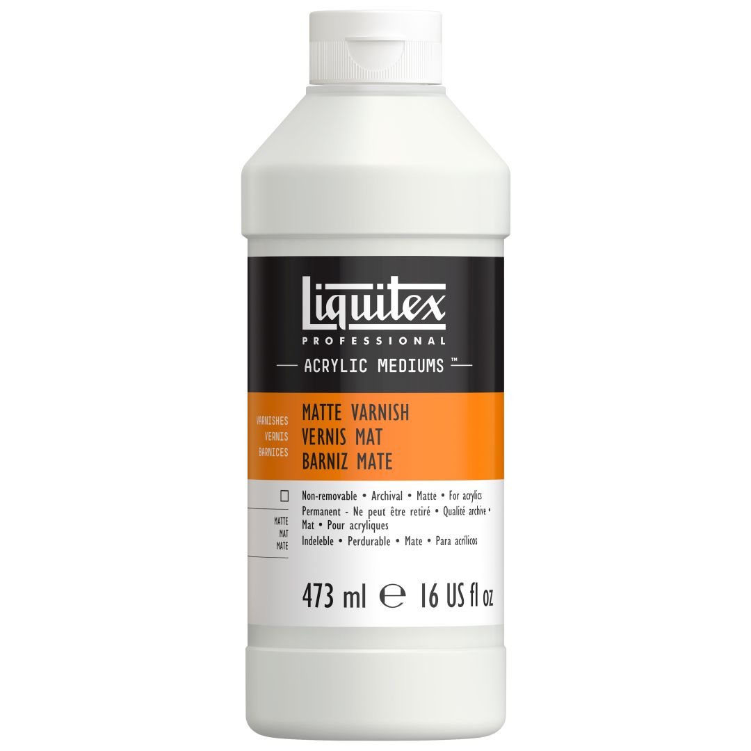 Liquitex Varnish - Professional Matte Varnish - Bottle of 473 ML