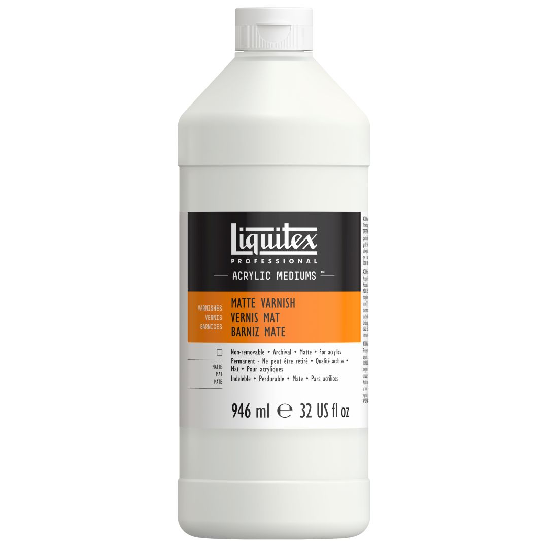 Liquitex Varnish - Professional Matte Varnish - Bottle of 946 ML