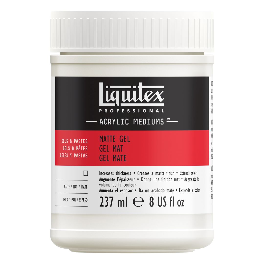 Liquitex Gels & Pastes - Professional Matte Gel - Jar of 237 ML