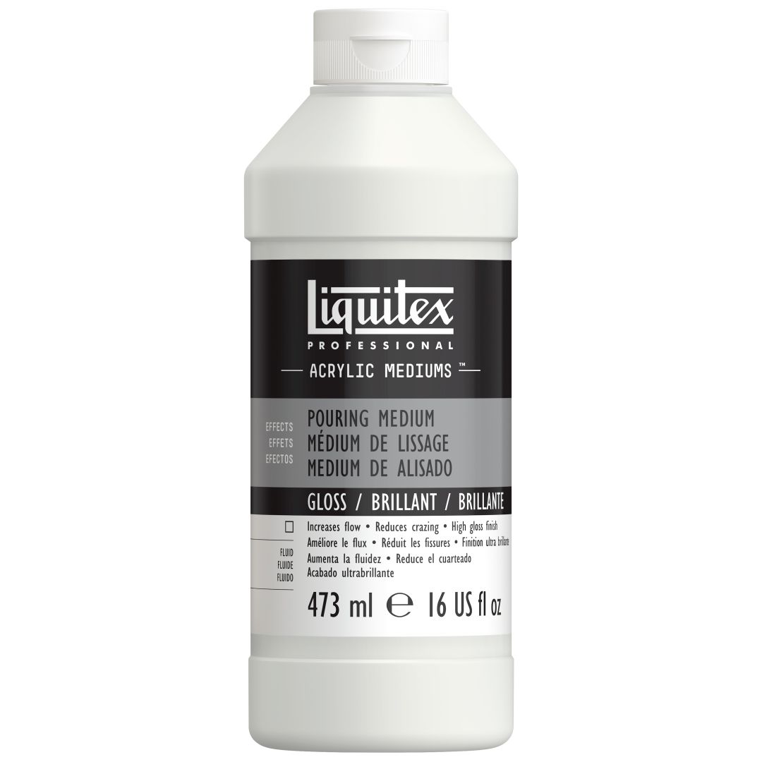 Liquitex Effects - Professional Gloss Pouring Medium - Bottle of 473 ML