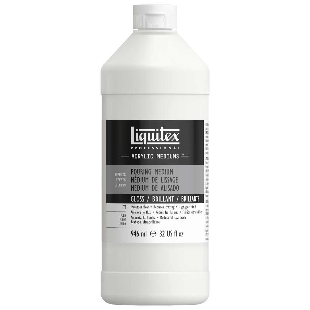 Liquitex Effects - Professional Gloss Pouring Medium - Bottle of 946 ML