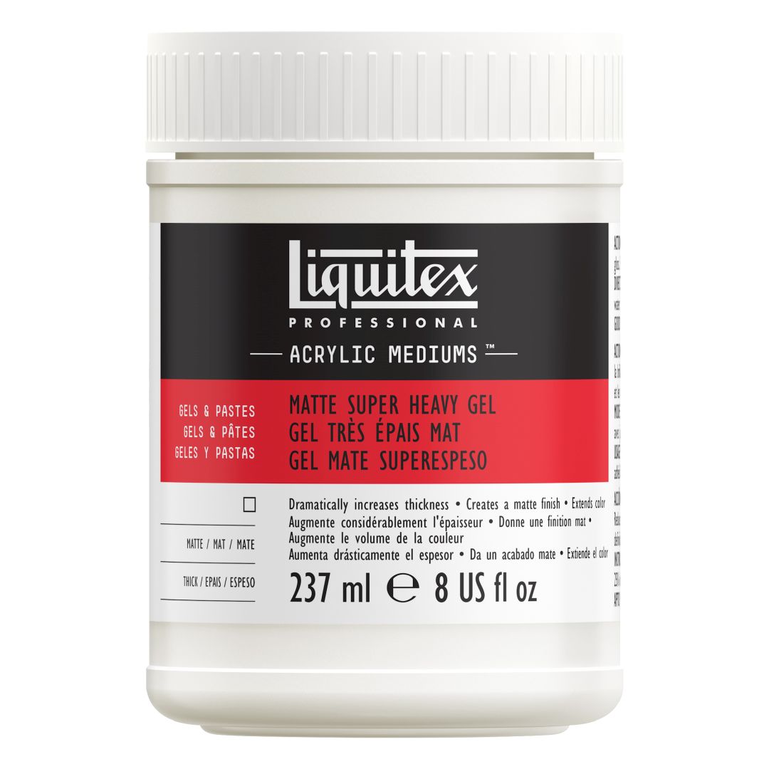 Liquitex Gels & Pastes - Professional Matte Super Heavy Gel - Jar of 237 ML