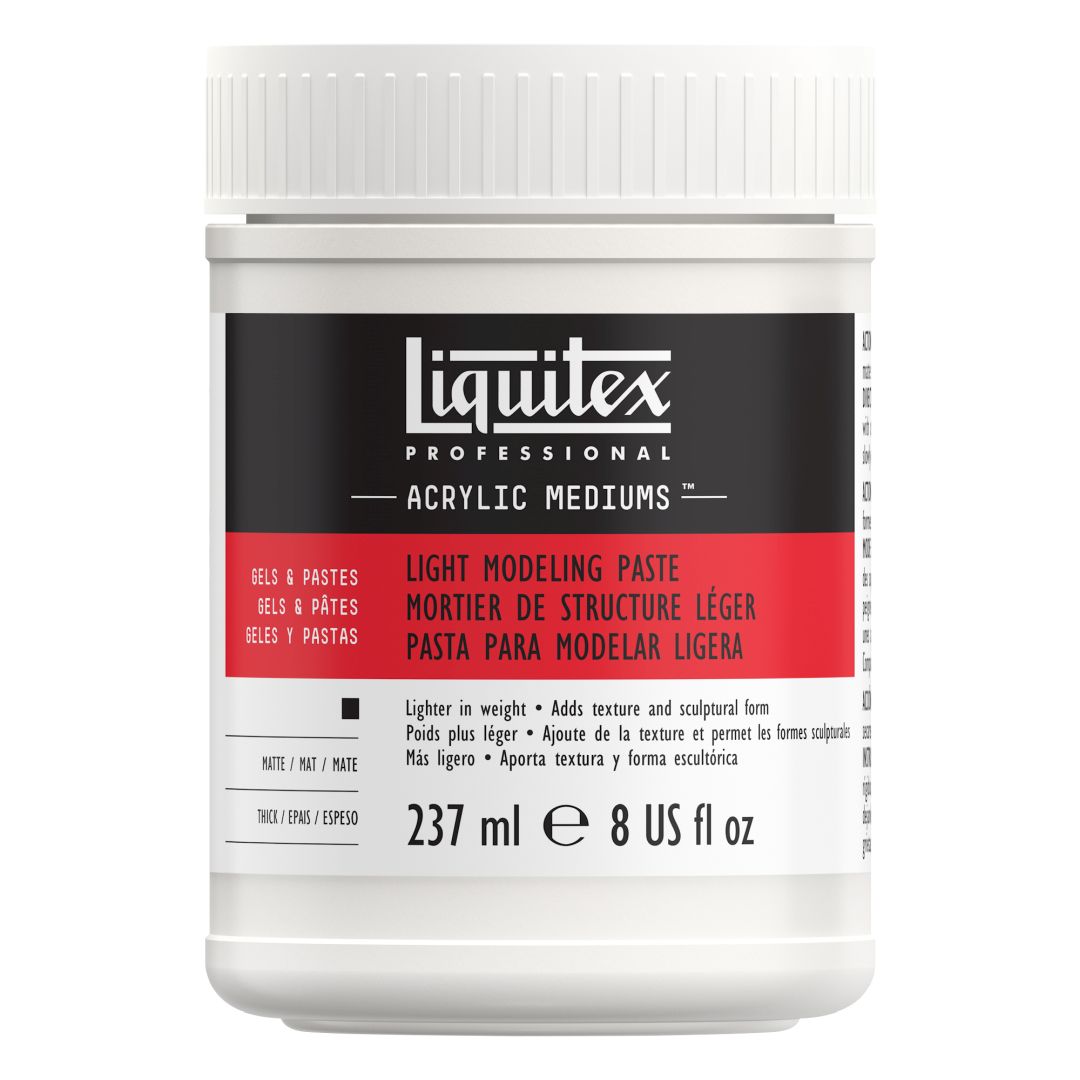 Liquitex Gels & Pastes - Professional Light Modeling Paste - Jar of 237 ML