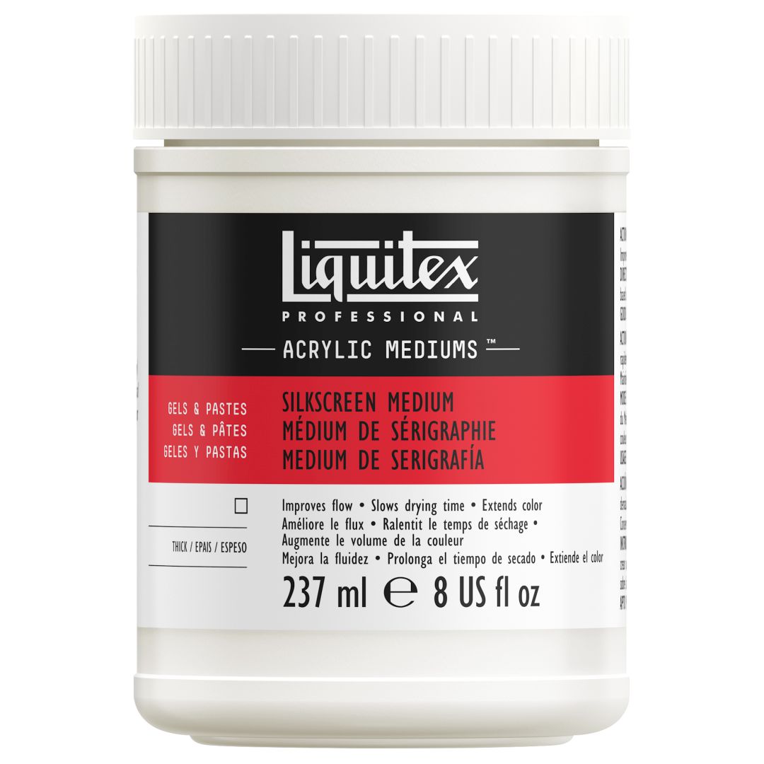 Liquitex Gels & Pastes - Professional Silkscreen Medium - Jar of 237 ML