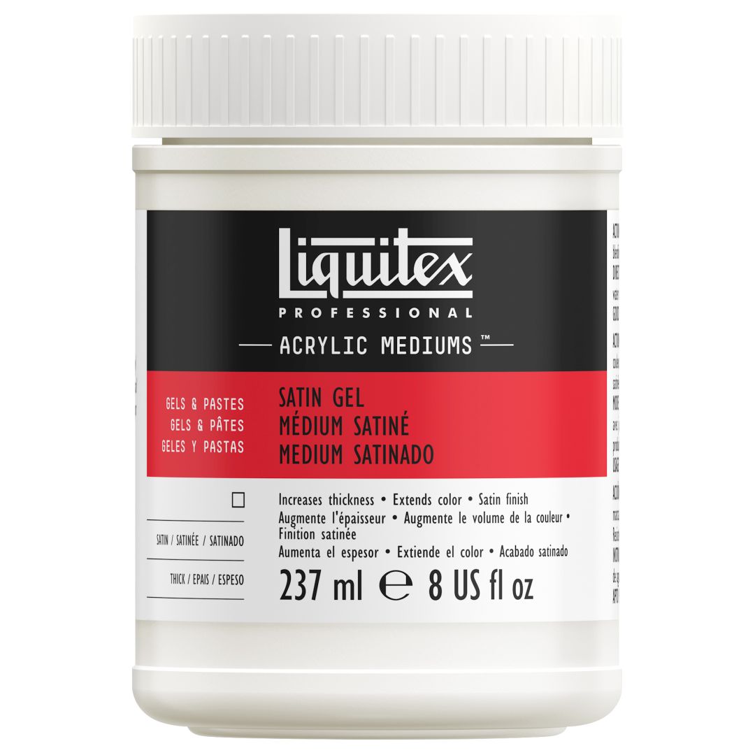 Liquitex Gels & Pastes - Professional Satin Gel - Jar of 237 ML