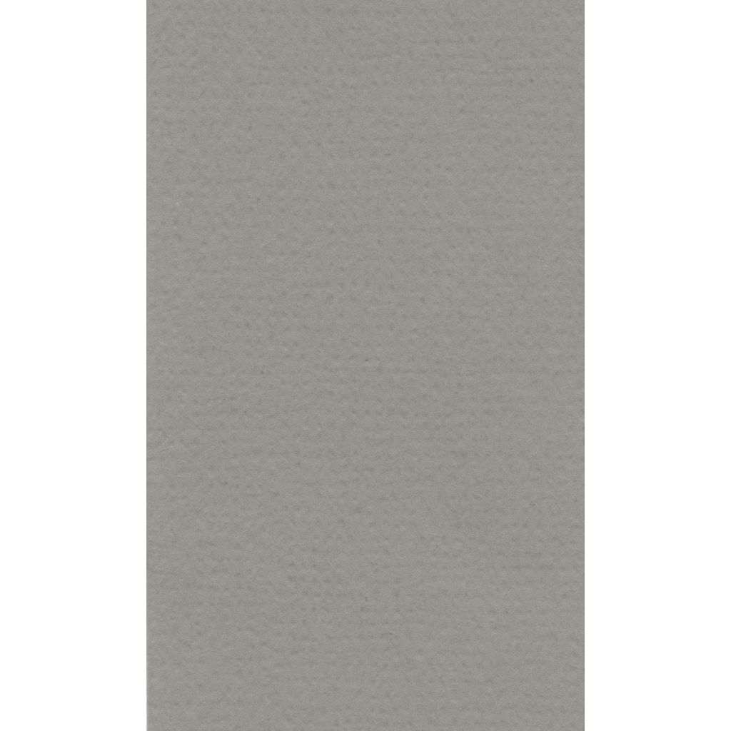 Lana Colour Pastel Paper 45% Cotton - Double Imperial (70 cm x 100cm or 27.56'' x 39.37'') Cool Grey - Textured + Smooth 160 GSM - Pack of 10 Sheets