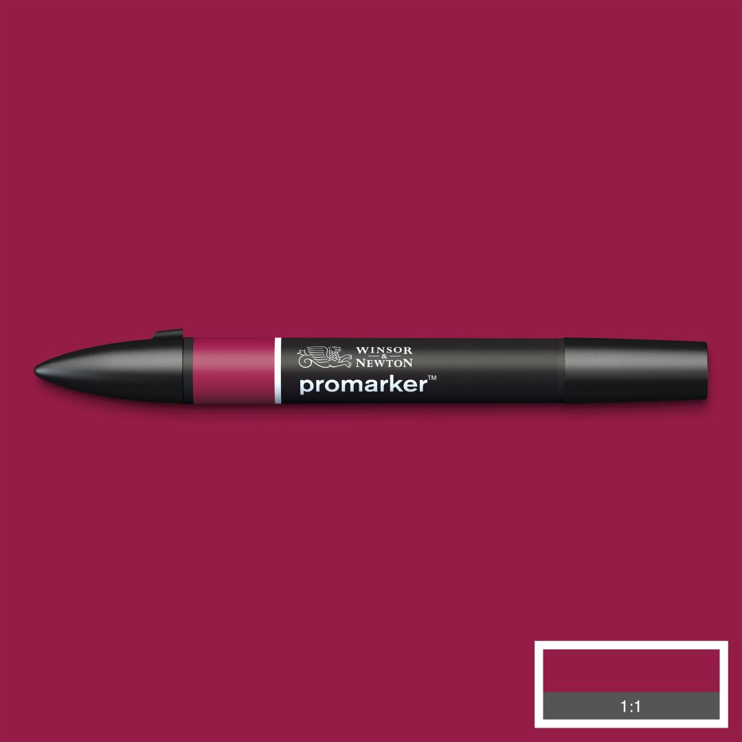 Winsor & Newton Promarker - Alcohol Based - Twin Tip Marker - Burgundy (R424)