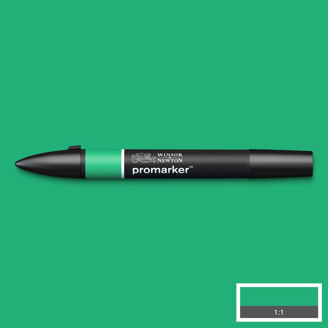 Winsor & Newton Promarker - Alcohol Based - Twin Tip Marker - Emerald (G657)