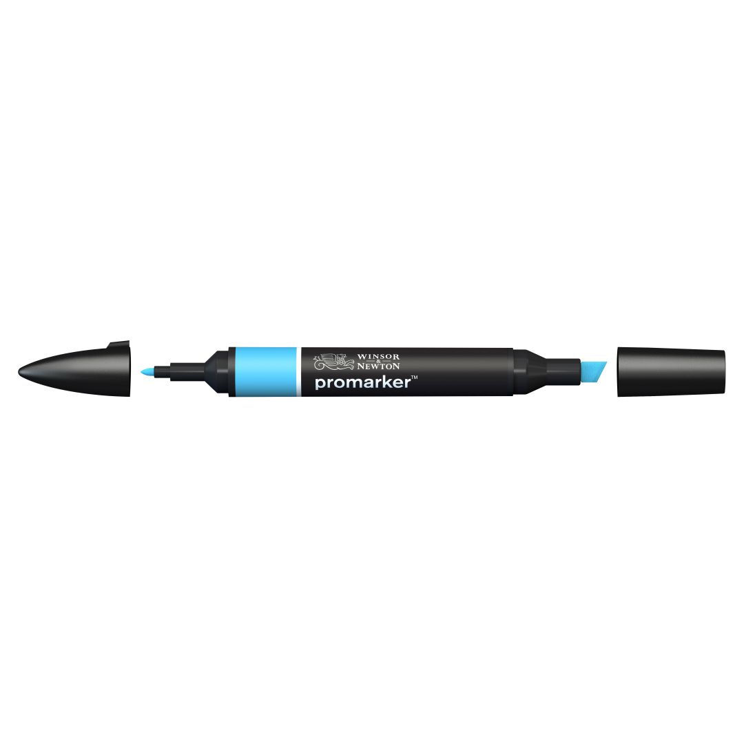 Winsor & Newton Promarker - Alcohol Based - Twin Tip Marker - Sky Blue (B137)