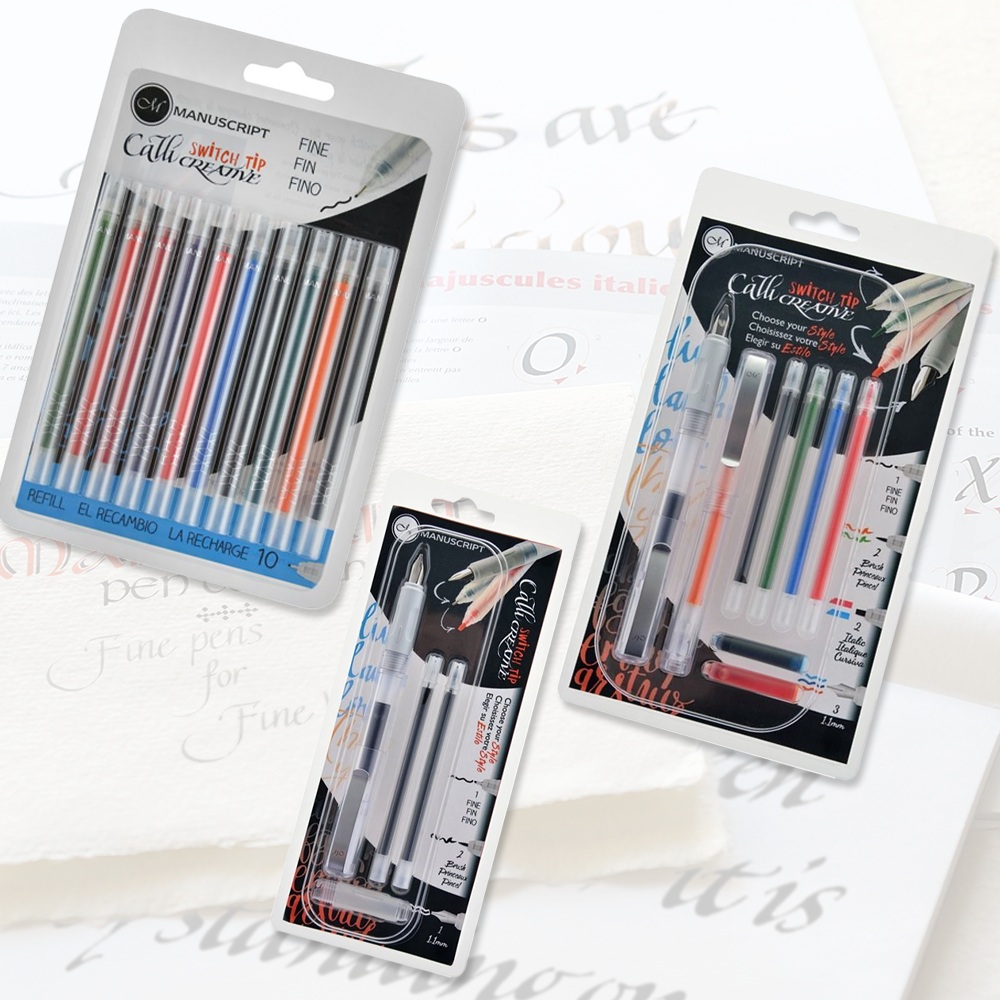 Manuscript CalliCreative Switch Tip Marker Set Refill Packs
