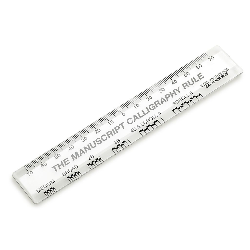 Manuscript Calligraphy Ruler - 6 Inch