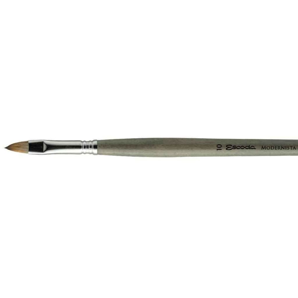 Escoda Modernista Tadami Synthetic Mongoose Brush - Series 4060 - Filbert - Long Handle - Size: 10