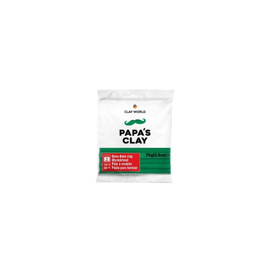 Papa's Clay - Polymer Clay 75 Grams - Green (29)