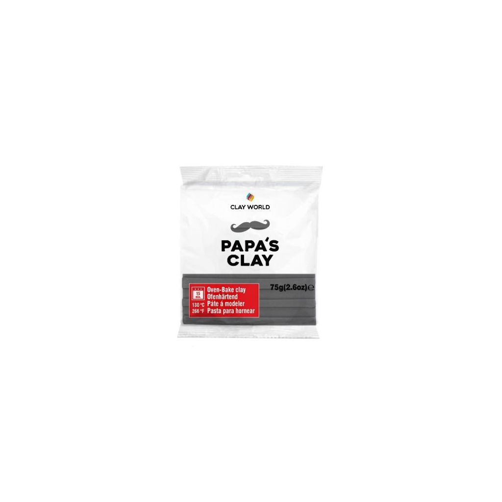 Papa's Clay - Polymer Clay 75 Grams - Grey (34)