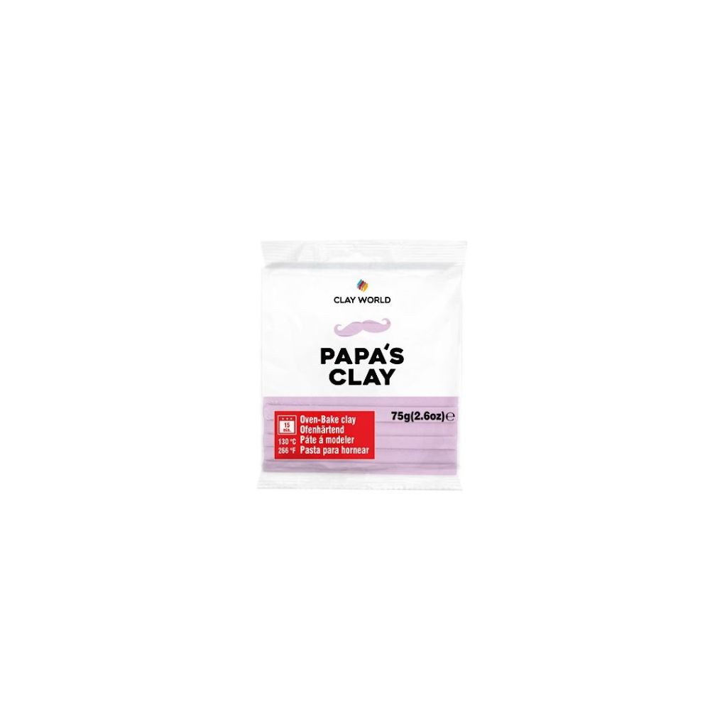 Papa's Clay - Polymer Clay 75 Grams - Lilac (14)