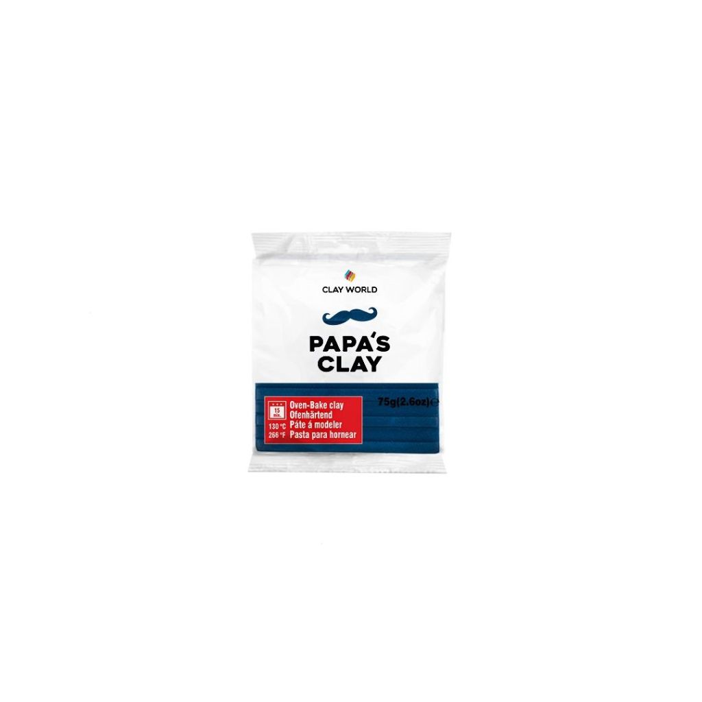 Papa's Clay - Polymer Clay 75 Grams - Navy Blue (24)