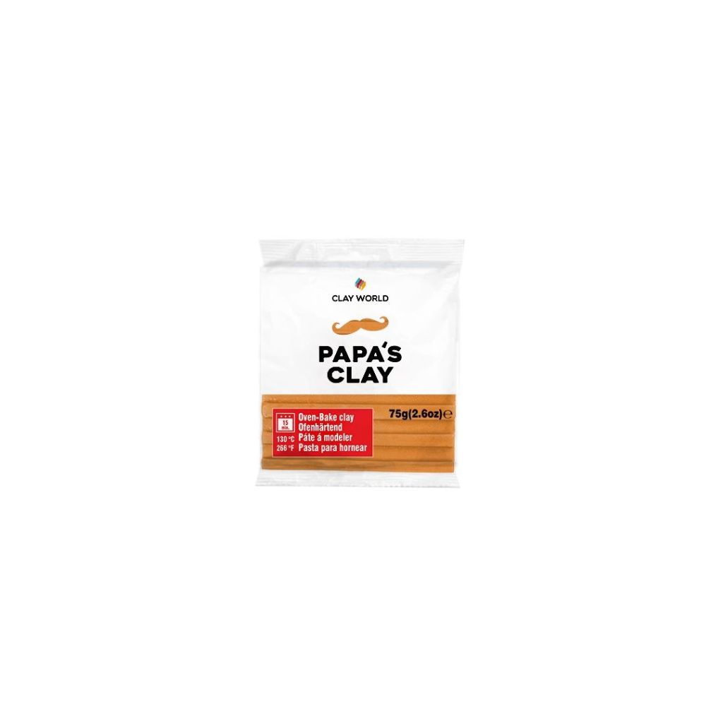 Papa's Clay - Polymer Clay 75 Grams - Ocher (06)