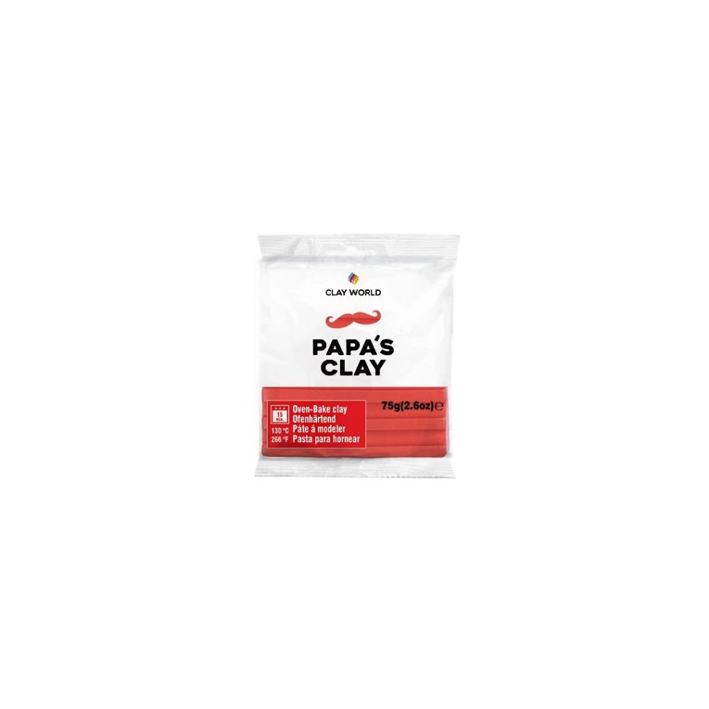 Papa's Clay - Polymer Clay 75 Grams - Orange (10)