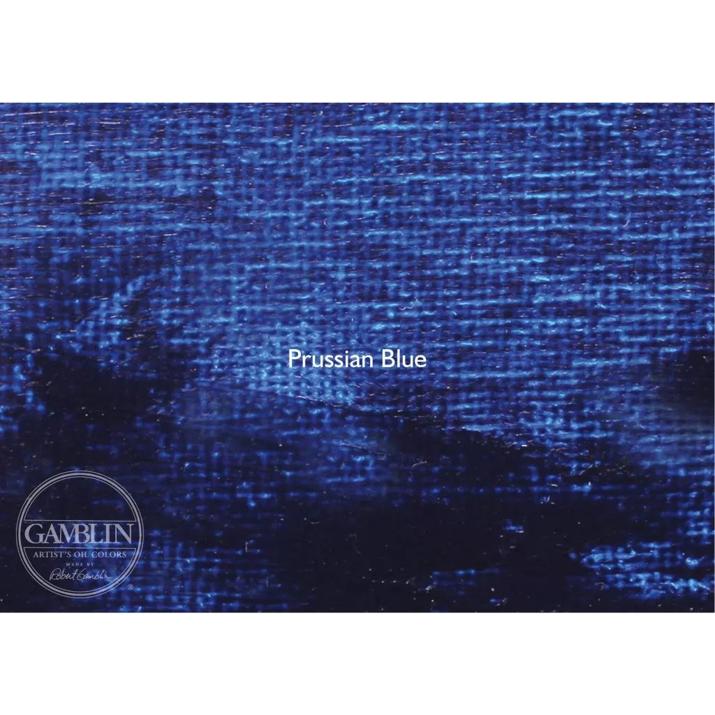 Gamblin Printmaking Relief Ink - Prussian Blue - Jar of 175 ML