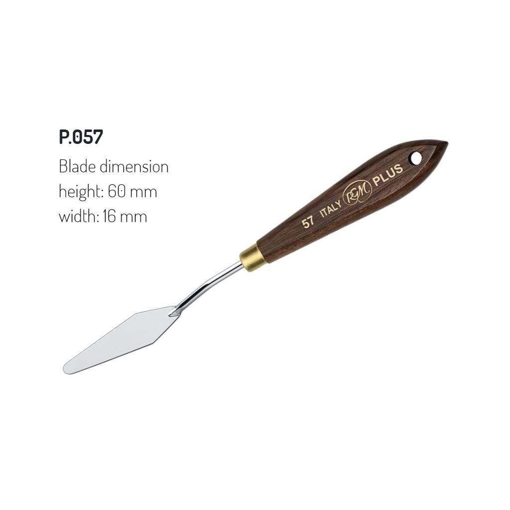 RGM - Plus Line - Painting Palette Knife - Wooden Handle - Design 57