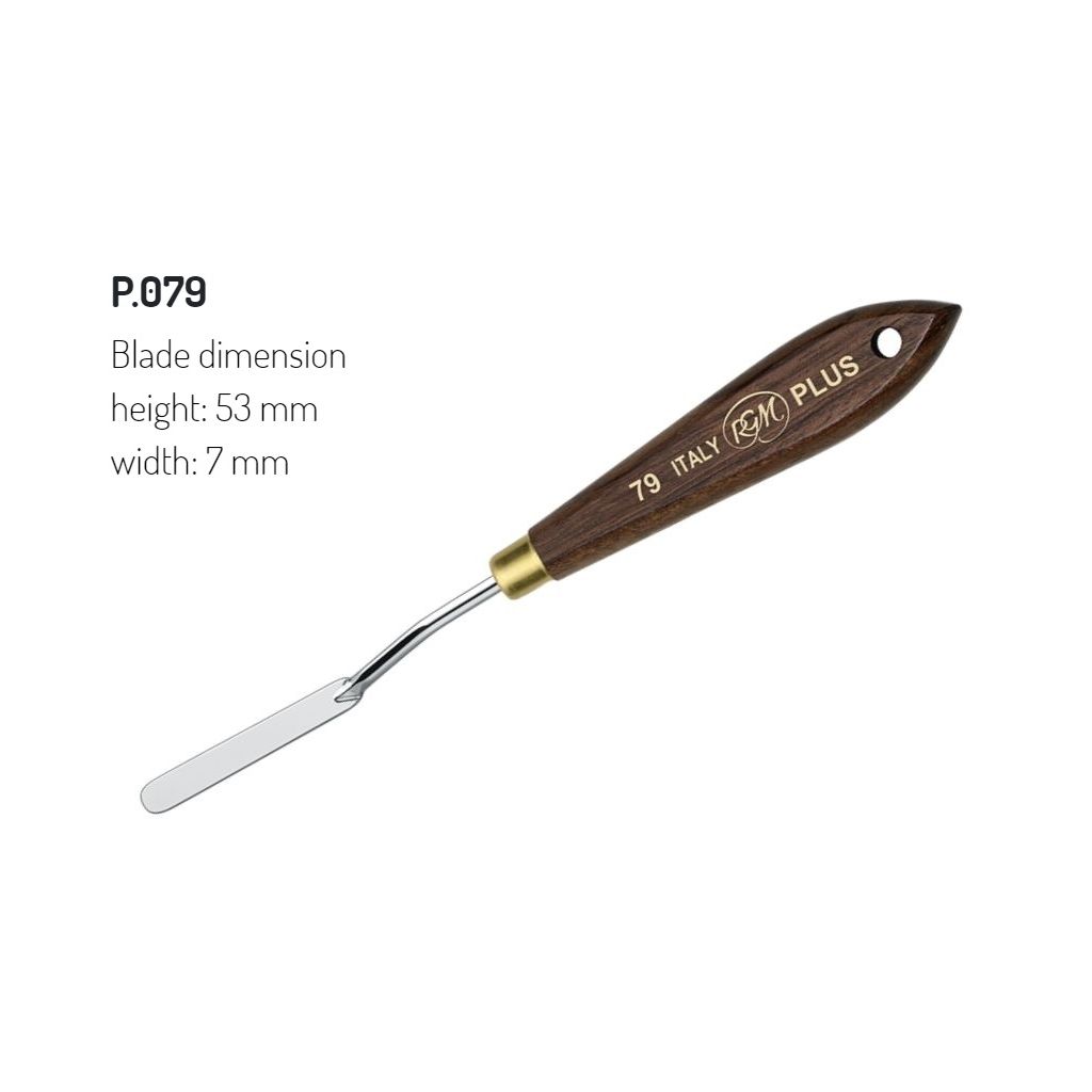 RGM - Plus Line - Painting Palette Knife - Wooden Handle - Design 79