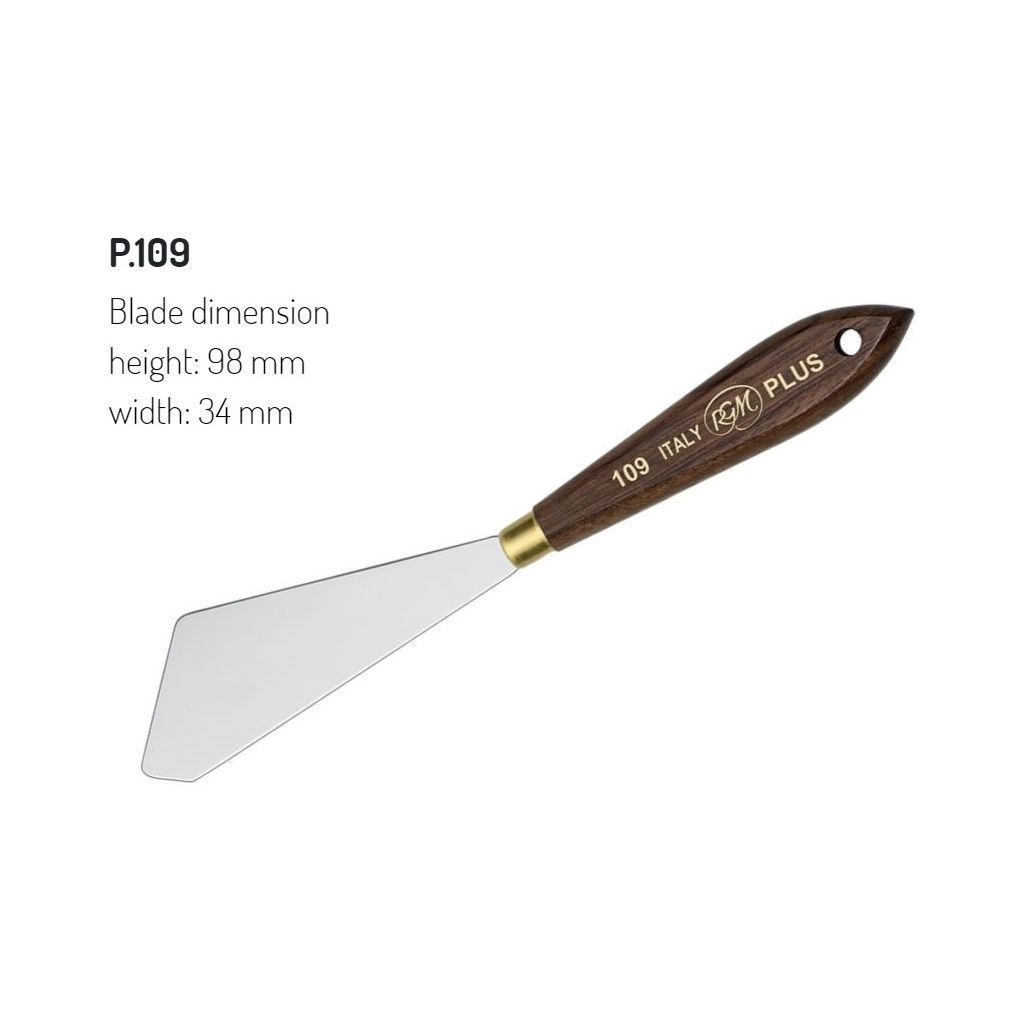 RGM - Plus Line - Painting Palette Knife - Wooden Handle - Design 109