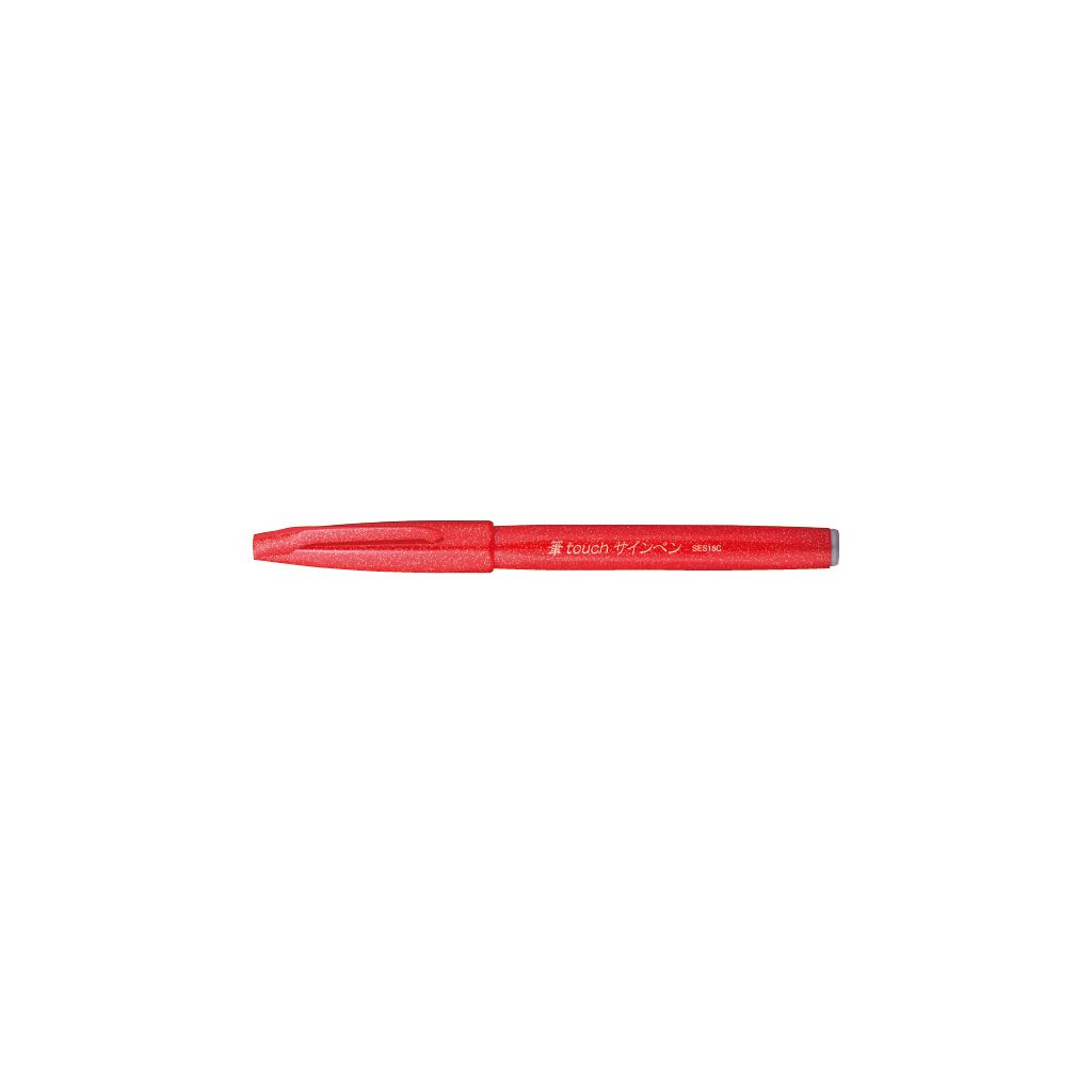 Pentel Sign Pen Touch - Fude Brush Tip - Red