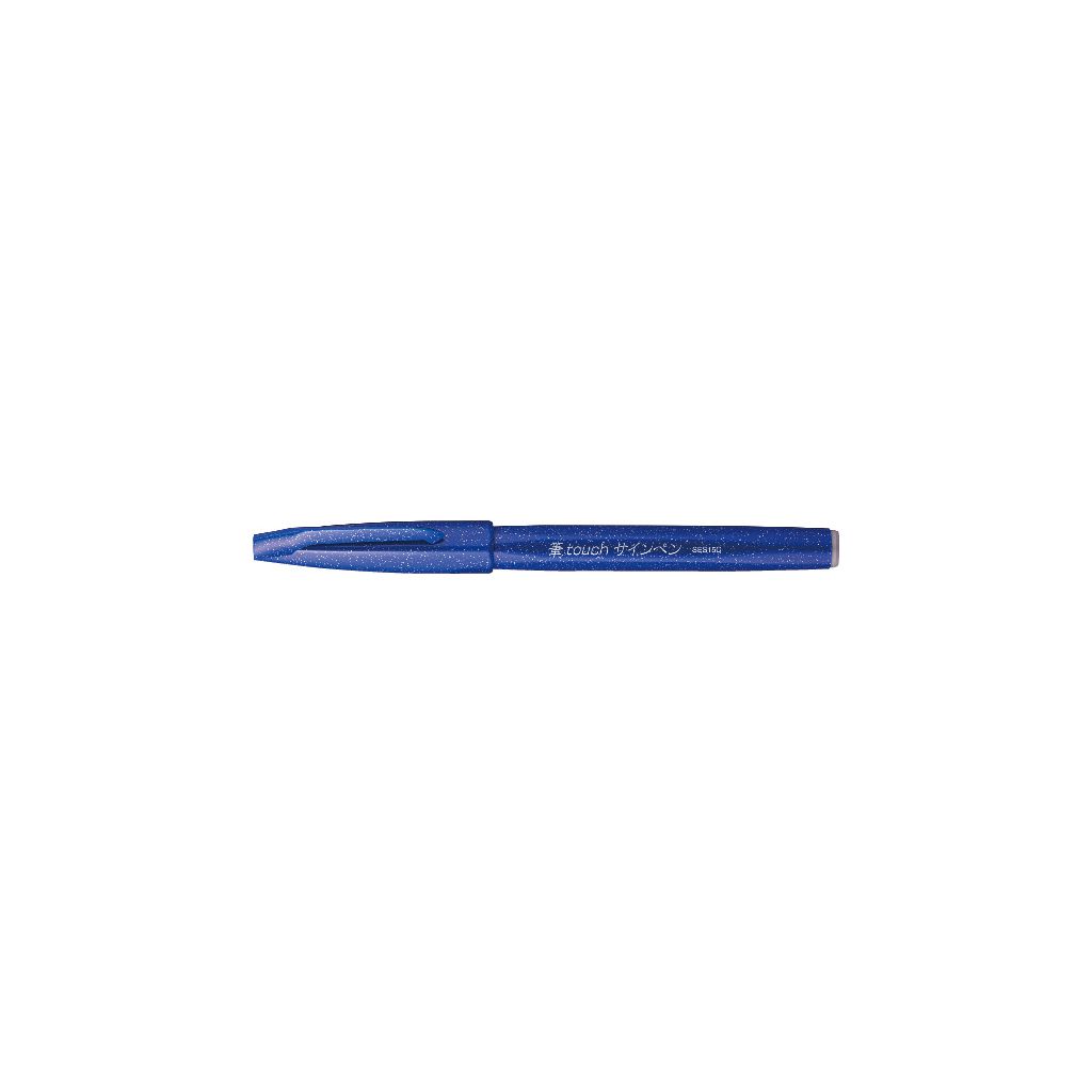 Pentel Sign Pen Touch - Fude Brush Tip - Blue