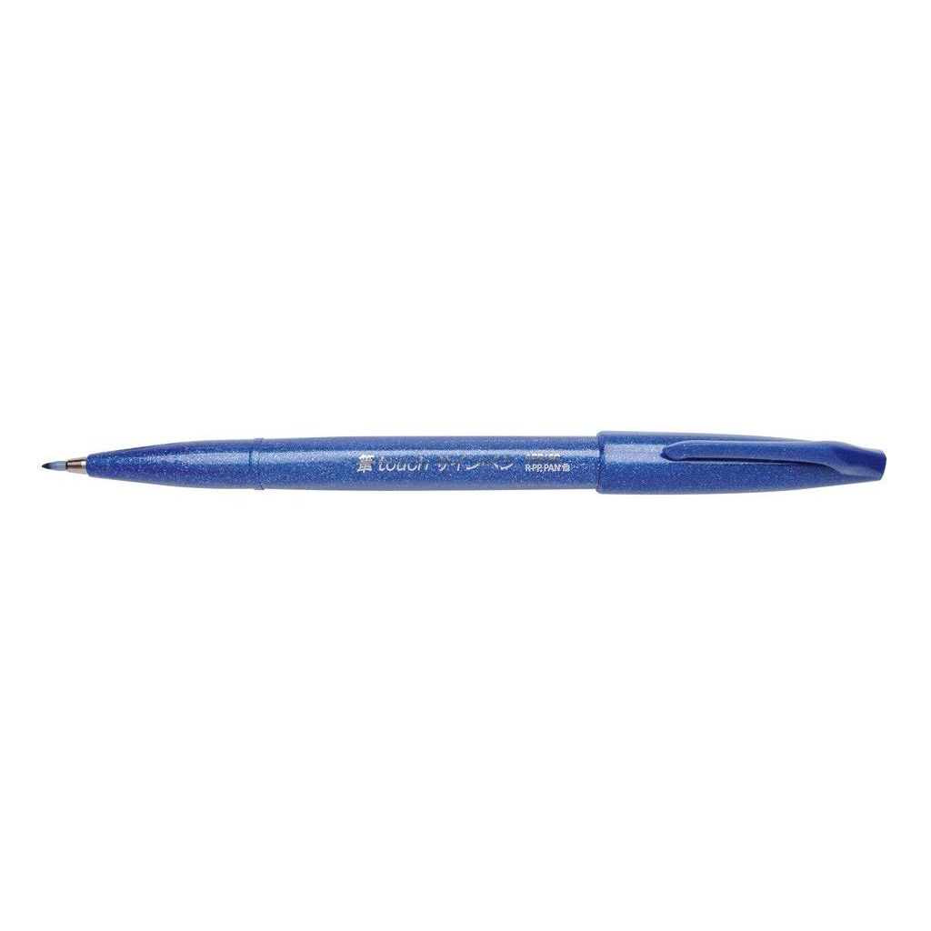 Pentel Sign Pen Touch - Fude Brush Tip - Blue