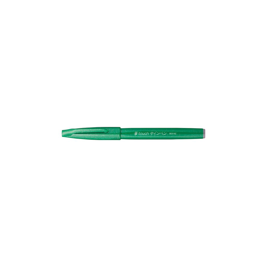 Pentel Sign Pen Touch - Fude Brush Tip - Green