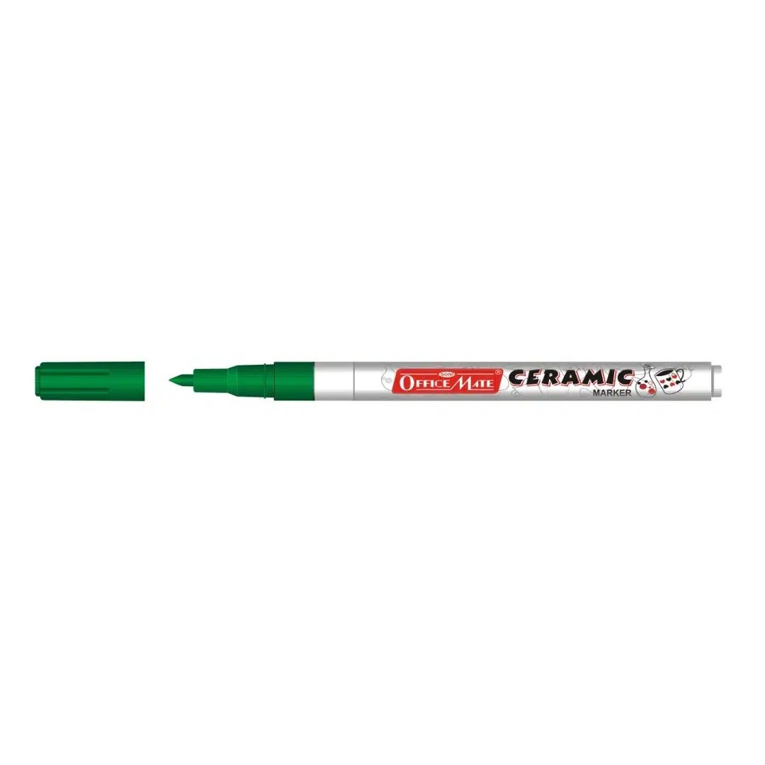 Soni Officemate Slim Ceramic Marker - Fine Tip (3.05 MM) - Green