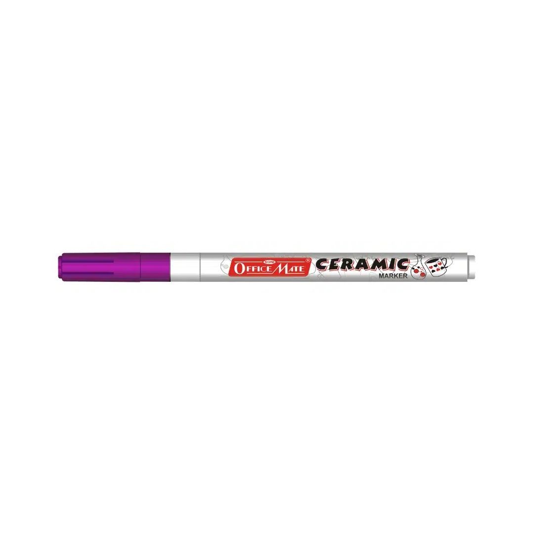 Soni Officemate Slim Ceramic Marker - Fine Tip (3.05 MM) - Violet